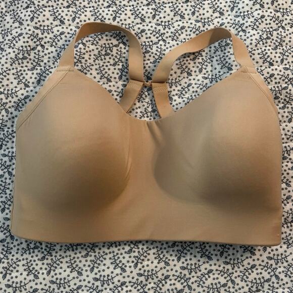 Knix Size S++ The One & Only Scoop Bra Wireless Warm San Beige Tan Convertible - Picture 2 of 4